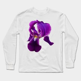 Flower Iris . Fleur de luce Long Sleeve T-Shirt